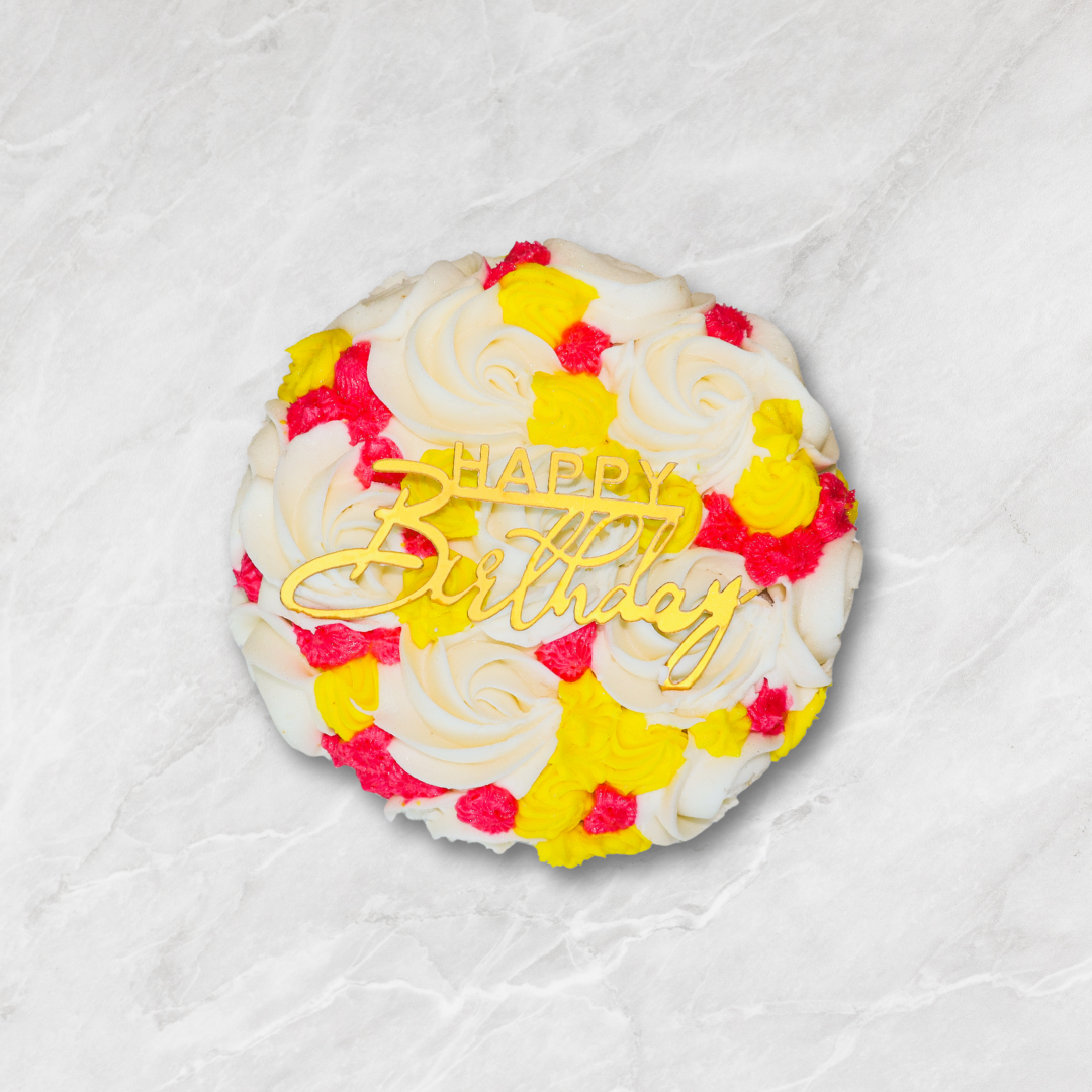 Flower 4" Round Cake $19.99